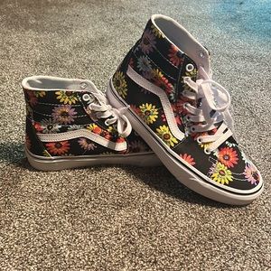 Flower vans sk8 hi